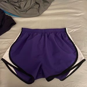 purple shorts